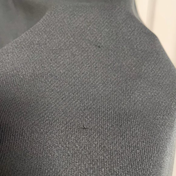 NIKE GOLF Womens Dri-Fit Short Sleeve Polo Shirt Black Sz Large (L) w/ UBS Logo - Picture 5 of 6